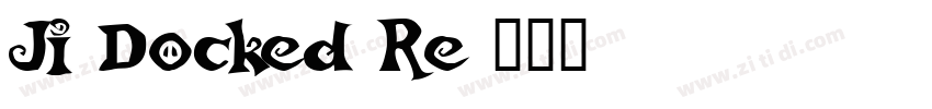 JI Docked Re字体转换
